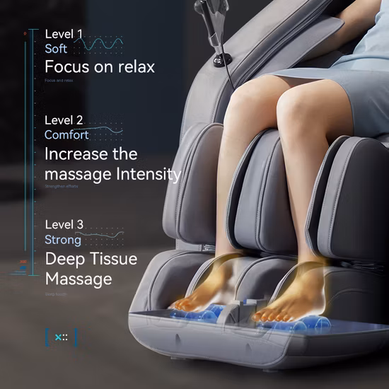 Bester Zero Gravity Electric Günstiger Preis Zurück Shiatsu Kneten Ganzkörper 4D Recliner SPA Gaming Büro Luxus Massagestuhl
